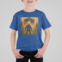 Samurai Bigfoot T Shirt For Kid Japanese Vintage Ukiyoe Style - Wonder Print Shop