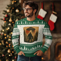 Samurai Bigfoot Ugly Christmas Sweater Japanese Vintage Ukiyoe Style - Wonder Print Shop