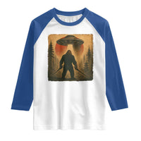 Samurai Bigfoot Raglan Shirt Japanese Vintage Ukiyoe Style - Wonder Print Shop