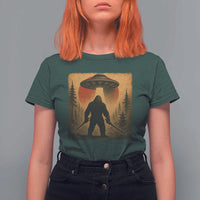 Samurai Bigfoot T Shirt For Women Japanese Vintage Ukiyoe Style - Wonder Print Shop