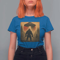 Samurai Bigfoot T Shirt For Women Japanese Vintage Ukiyoe Style - Wonder Print Shop