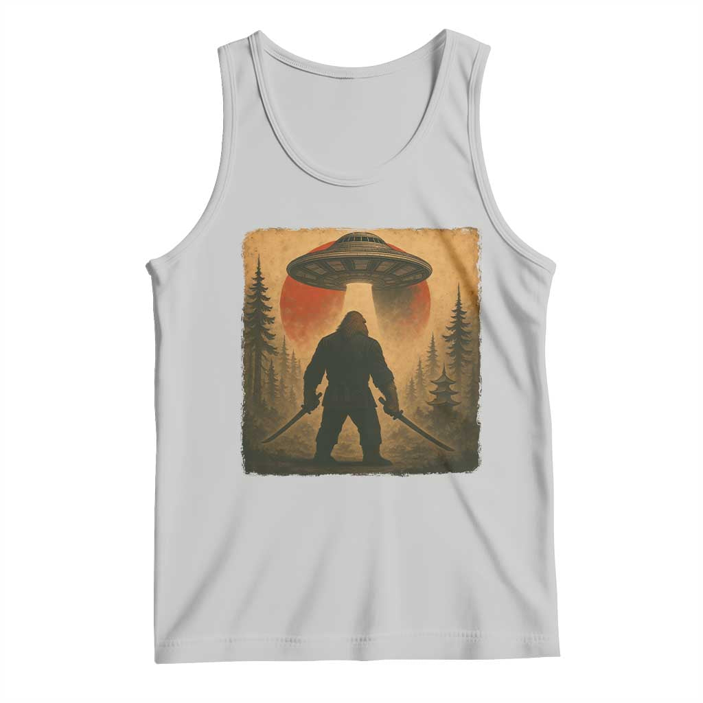 Samurai Bigfoot Tank Top Japanese Vintage Ukiyoe Style - Wonder Print Shop