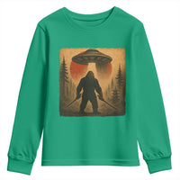 Samurai Bigfoot Youth Sweatshirt Japanese Vintage Ukiyoe Style - Wonder Print Shop