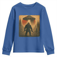 Samurai Bigfoot Youth Sweatshirt Japanese Vintage Ukiyoe Style - Wonder Print Shop