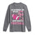 In October We Wear Pink And Watch Football Long Sleeve Shirt Breast Cancer Awareness Gift - Wonder Print Shop