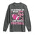In October We Wear Pink And Watch Football Long Sleeve Shirt Breast Cancer Awareness Gift - Wonder Print Shop