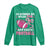 In October We Wear Pink And Watch Football Long Sleeve Shirt Breast Cancer Awareness Gift - Wonder Print Shop