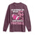 In October We Wear Pink And Watch Football Long Sleeve Shirt Breast Cancer Awareness Gift - Wonder Print Shop