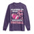 In October We Wear Pink And Watch Football Long Sleeve Shirt Breast Cancer Awareness Gift - Wonder Print Shop