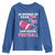 In October We Wear Pink And Watch Football Youth Sweatshirt Breast Cancer Awareness Gift - Wonder Print Shop