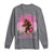 In October We Wear Pink Football Long Sleeve Shirt Support Breast Cancer Awareness - Wonder Print Shop