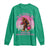In October We Wear Pink Football Long Sleeve Shirt Support Breast Cancer Awareness - Wonder Print Shop