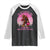 In October We Wear Pink Football Raglan Shirt Support Breast Cancer Awareness - Wonder Print Shop