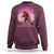 In October We Wear Pink Football Sweatshirt Support Breast Cancer Awareness - Wonder Print Shop