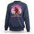 In October We Wear Pink Football Sweatshirt Support Breast Cancer Awareness - Wonder Print Shop
