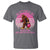 In October We Wear Pink Football T Shirt Support Breast Cancer Awareness - Wonder Print Shop