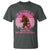 In October We Wear Pink Football T Shirt Support Breast Cancer Awareness - Wonder Print Shop