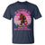 In October We Wear Pink Football T Shirt Support Breast Cancer Awareness - Wonder Print Shop