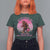 In October We Wear Pink Football T Shirt For Women Support Breast Cancer Awareness - Wonder Print Shop