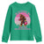 In October We Wear Pink Football Youth Sweatshirt Support Breast Cancer Awareness - Wonder Print Shop