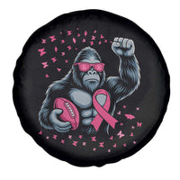 Funny Bigfoot Football Spare Tire Cover Breast Cancer Awareness Gift - Wonder Print Shop