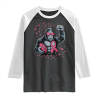Funny Bigfoot Football Raglan Shirt Breast Cancer Awareness Gift - Wonder Print Shop