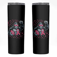Funny Bigfoot Football Skinny Tumbler Breast Cancer Awareness Gift