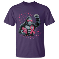 Funny Bigfoot Football T Shirt Breast Cancer Awareness Gift - Wonder Print Shop