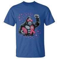 Funny Bigfoot Football T Shirt Breast Cancer Awareness Gift - Wonder Print Shop