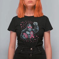 Funny Bigfoot Football T Shirt For Women Breast Cancer Awareness Gift - Wonder Print Shop