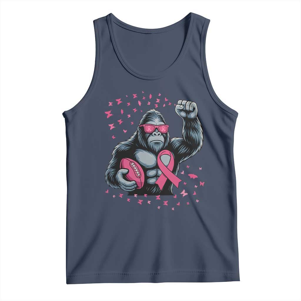 Funny Bigfoot Football Tank Top Breast Cancer Awareness Gift - Wonder Print Shop