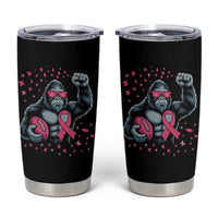 Funny Bigfoot Football Tumbler Cup Breast Cancer Awareness Gift