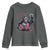 Funny Bigfoot Football Youth Sweatshirt Breast Cancer Awareness Gift - Wonder Print Shop