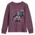 Funny Bigfoot Football Youth Sweatshirt Breast Cancer Awareness Gift - Wonder Print Shop