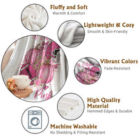 Football Breast Cancer Awareness Throw Blanket In October We Wear Pink Gift - Wonder Print Shop
