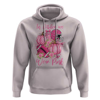 Football Breast Cancer Awareness Hoodie In October We Wear Pink Gift - Wonder Print Shop
