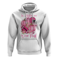 Football Breast Cancer Awareness Hoodie In October We Wear Pink Gift - Wonder Print Shop