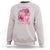 Football Breast Cancer Awareness Sweatshirt In October We Wear Pink Gift - Wonder Print Shop