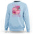 Football Breast Cancer Awareness Sweatshirt In October We Wear Pink Gift - Wonder Print Shop