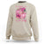 Football Breast Cancer Awareness Sweatshirt In October We Wear Pink Gift - Wonder Print Shop