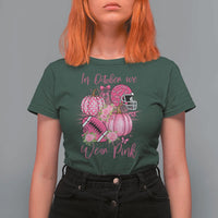 Football Breast Cancer Awareness T Shirt For Women In October We Wear Pink Gift - Wonder Print Shop