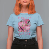 Football Breast Cancer Awareness T Shirt For Women In October We Wear Pink Gift - Wonder Print Shop