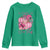 Football Breast Cancer Awareness Youth Sweatshirt In October We Wear Pink Gift - Wonder Print Shop