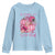 Football Breast Cancer Awareness Youth Sweatshirt In October We Wear Pink Gift - Wonder Print Shop