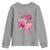 Football Breast Cancer Awareness Youth Sweatshirt In October We Wear Pink Gift - Wonder Print Shop