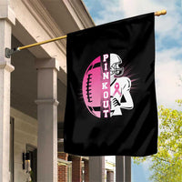 Pink Out Game Day Football Garden Flag Breast Cancer Support - Wonder Print Shop