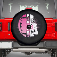 Pink Out Game Day Football Spare Tire Cover Breast Cancer Support - Wonder Print Shop