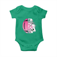 Pink Out Game Day Football Baby Onesie Breast Cancer Support - Wonder Print Shop