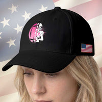Pink Out Game Day Football Baseball Cap Breast Cancer Support
