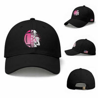 Pink Out Game Day Football Baseball Cap Breast Cancer Support